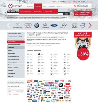 Пример магазина Zaptrade